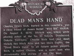 Markers &raquo; markers &raquo; Miami Twp &raquo; Miamiville &raquo; Dead Man's Hand
